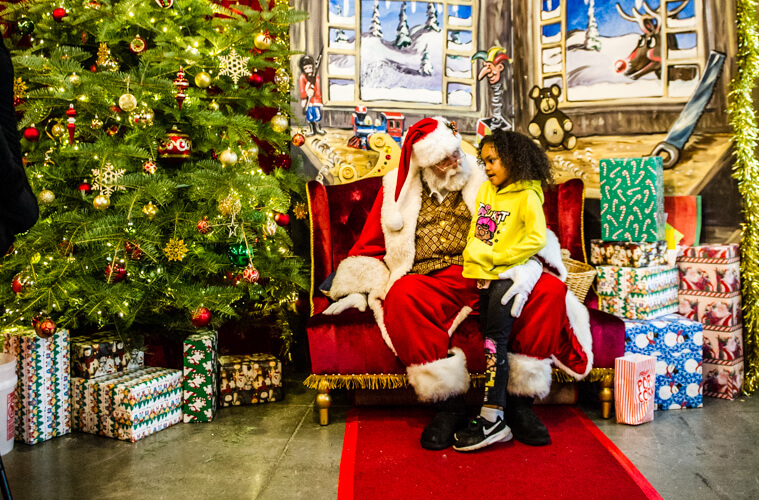 Holiday magic in downtown Placerville, inspired by the world of Thomas Kinkade.